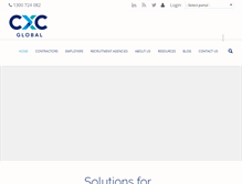 Tablet Screenshot of cxcglobal.com.au